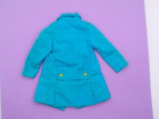 Vintage Barbie Japanese Exclusive 2617 - Rare Turquoise Blue Jacket Coat 2