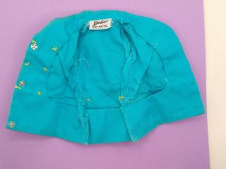 Vintage Barbie Japanese Exclusive 2617 - Rare Turquoise Blue Jacket Coat 4