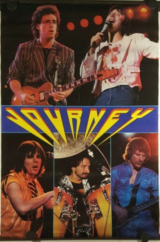 Journey Collage Poster 1983 / Approx 24 X 36