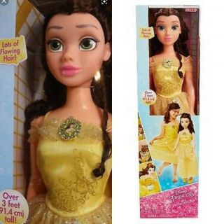 Disney Princess My Size Belle 38 " Life Size Beauty And The Beast Doll 2017