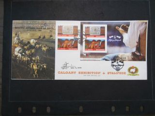 Canada First Day Cover 2456 - 8,  Calgary Stampede,  257 - 8 Not Issued On Fdc.  [184