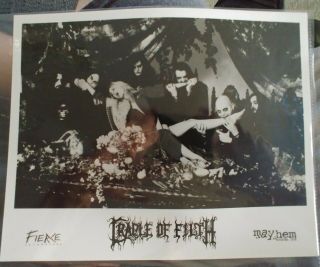 Promotional Cradle Of Filth B/w 8x10