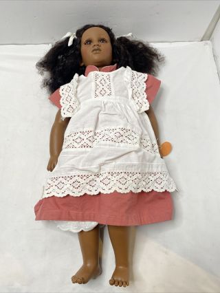 Annette Himstedt 3809 Barefoot Children Fatou 26” Puppen Kinder Girl Doll
