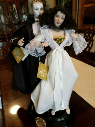 Vintage 1986 Franklin Phantom Of The Opera Porcelain Heirloom Dolls Nib