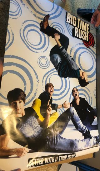 Big Time Rush Better With You Tour Poster