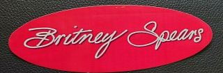Britney Spears Debut Album Promo Sticker Rare " Baby One More Time " Vintage 1999