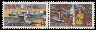 Canada Stamp 766aiv - Natural Resources (1978) 2 X 14 ¢