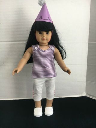 American Girl Doll Pleasant Co.  " Just Like You " Jet Black Hair 2008