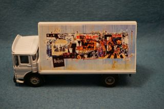 The Beatles Corgi Classics Aec 4 Wheel Flatbed Lorry Truck Billboard