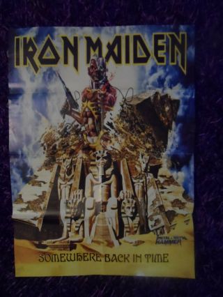 Iron Maiden - Somewhere Back In Time Poster Heavy Metal Judas Priest Metallica