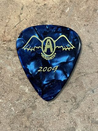Aerosmith “brad Whitford” 2009 Guitar Pick - Rare