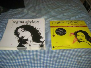 Regina Spektor - (begin To Hope) - 1 Poster Flat - 2 Sided - 12x12 - Nmint - Rare