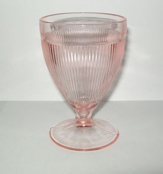 Jeannette Pink Depression Glass Homespun Juice Glass S 4”