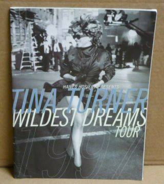 Tina Turner Wildest Dreams 1997 Tour Book Souvenir Concert Program