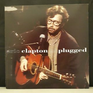 Eric Clapton Unplugged Promo Flat 12 " × 12 " Double Sided Layla Tears In Heaven