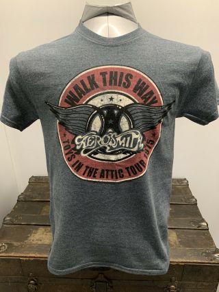 Nwt Aerosmith Walk This Way Toys In The Attic 1975 Small 50/50 T Shirt