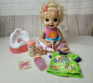 2007 Baby Alive Doll Learns To Potty With Accessories