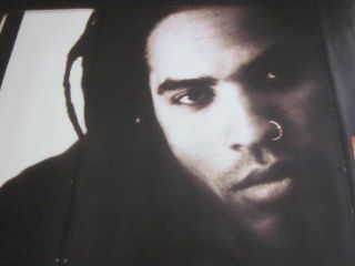 Lenny Kravitz 1989 Let Love Rule Promo Poster Lisa Bonet Funk Psychedelic MTV 3