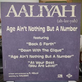 Aaliyah - Age Ain ' t Nothing But a Number 12 
