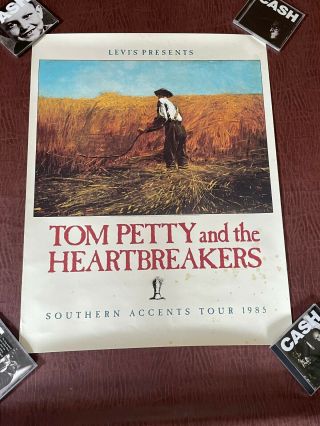 Tom Petty Southern Accents 1985 Tour Poster Levi 