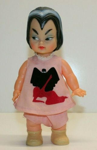 1965 Ideal Mini Monsters Vampy Doll Aka Mini Munsters Lily Pre - Owned 0742 - 7