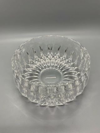 Lead Crystal Clear Glass Bowl Unbranded