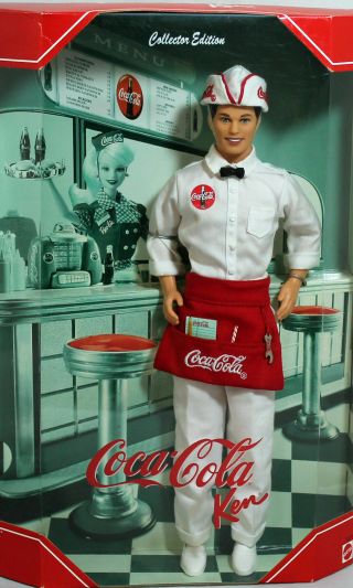 Coca - Cola Soda Jerk Ken Barbie 1999,  Nrfb W/ln Box - 25678