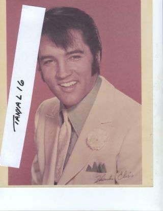 Elvis Presley Vintage Handsome " The Trouble With Girls " 1969 Publicity