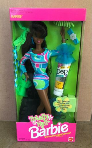 1991 Totally Hair Barbie African American 5948