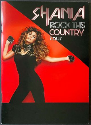 2013 Shania Twain Rock This Country Concert Tour Official Program