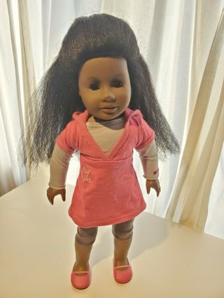 American Girl Doll Truly Me Just Like You 1 African American Black Hair X