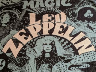 Led Zeppelin XL T - shirt Electric Magic Concert Tour Wembley London Vintage? 3