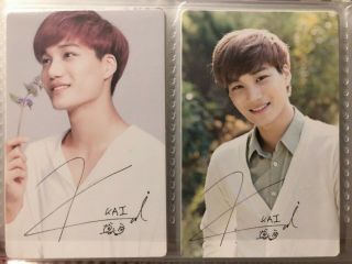 Exo Kai Nature Republic Official Limited Photocard Set (2 Versions)