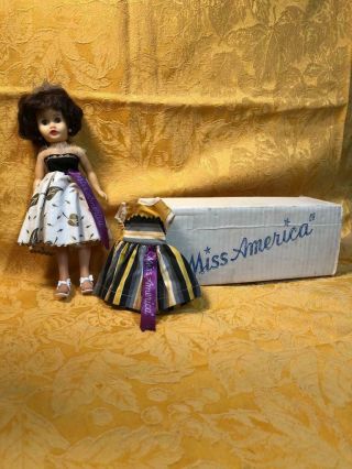 Miss America Little Miss Revlon Doll Ideal 10 1/2 " W/extras Rare