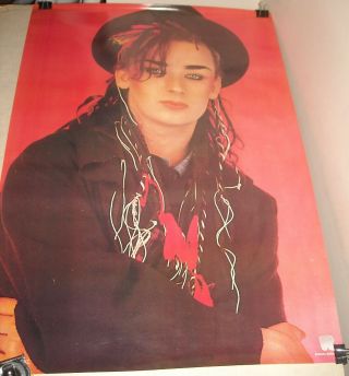 Rolled Printed In Holland Ro 118 Culture Club Singer Boy George Pinup Poster