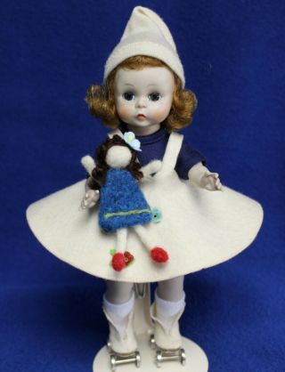Madame Alexander - kins Aub Doll 1956 ' Wendy Thinks Roller Skating is Fun ' w/DOLL 2