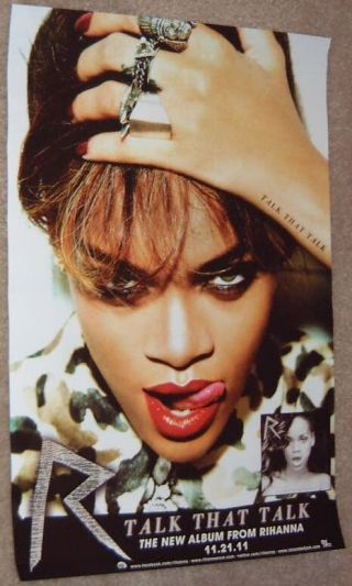 Rihanna Poster - Talk That Talk - Promotional Poster - 11 X 17 Inches