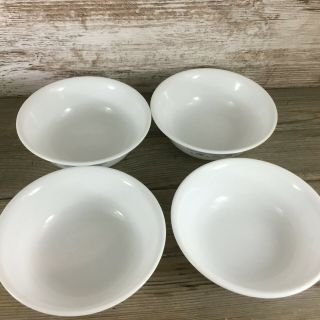 Set of 4 Corelle by Corning Morning Blue Flowers 6 1/4 