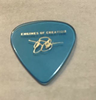 Joe Satriani Engines Of Creation Blue Signature Guitar Pick - Very Rare