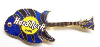Hard Rock Cafe Cozumel Blue Fish Guitar Pin Limited Edition 500