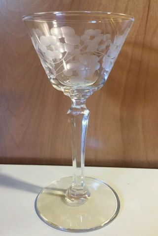 Vintage Libbey Rock Sharpe Glenmore 5 5/8” Liquor Cocktail Glass