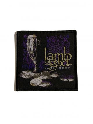 Lamb Of God - Sacrament Woven Patch Groove Metal