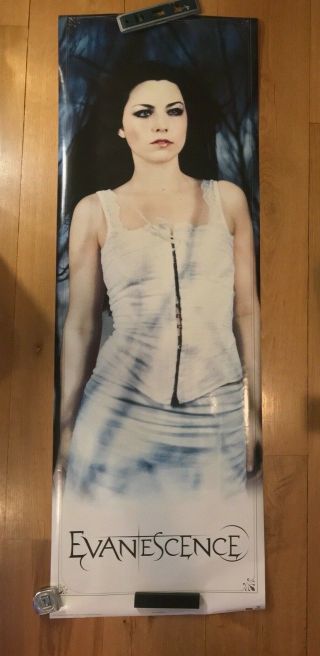 Huge,  Rare 2004 Evanescence - Amy Lee - Poster 62.  25 " X 21 " - Windup Records -