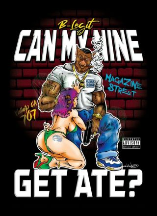 Exclusive Poster Illustrated Art B - Legit/boss Hogg Bay Area Rap Hip - Hop Collect