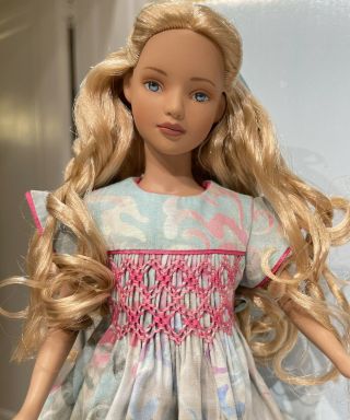 Tonner 12 " Alice In Wonderland Victorian Stripes Doll Redressed In Boneka Dress