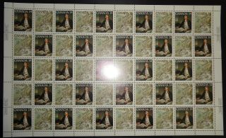 Canada - Sheet Of 50 Stamps - Vfnh - Scott 763/764 - Captain James Cook.