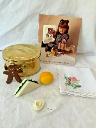 American Girl Samantha Tea Tin Lunchbox - Nib - Pc - Benefit Charity - Aucmcm