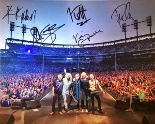 Reprint - Def Leppard Autographed Signed 8 X 10 Photo Poster Rp Man Cave