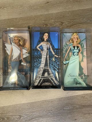 Landmark Dolls Of The World Barbies Eiffel Tower Statue Of Liberty Sydney Opera