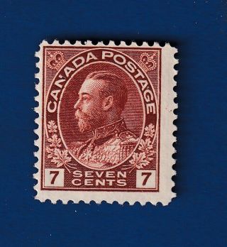 Canada Stamps 114 7c Brown Kgv Admiral Issue F/mnh